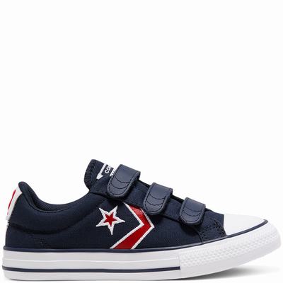 Gyerek Converse Easy-On Star Player Tornacipő CO4897513 Obszidián/Piros